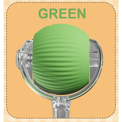 Green valve handle on a beige background with 'GREEN' text above it.